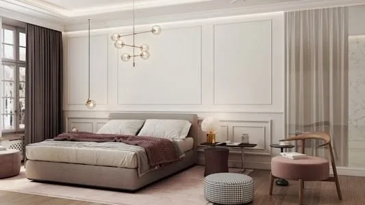 Master bedroom interior