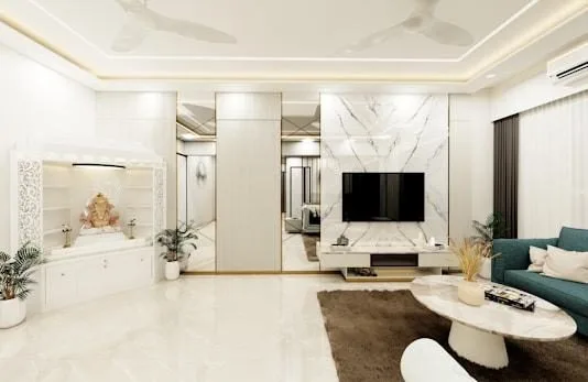 Branded living-room interior